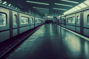 U-Bahn in London Illustration