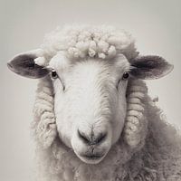 Portrait of a sheep