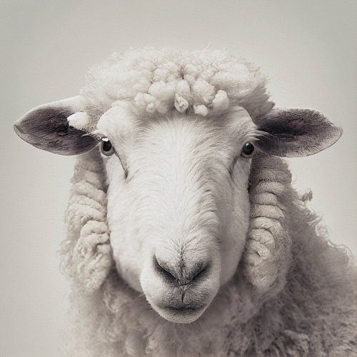 Portret van een schaap