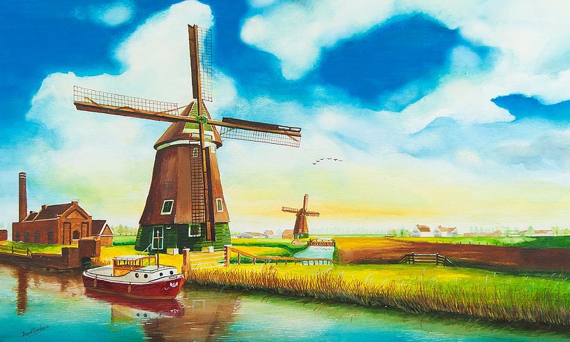 Mühlen Niederlande von David Soekana