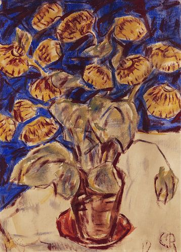 pantoffelplant, Christian Rohlfs, 1919