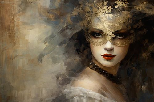 Maske des verborgenen Blicks