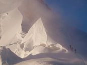 Bergsteiger am Mont Blanc von Menno Boermans Miniaturansicht