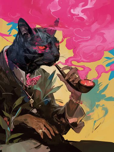 Smoke and Reflection: The Meditating Cat