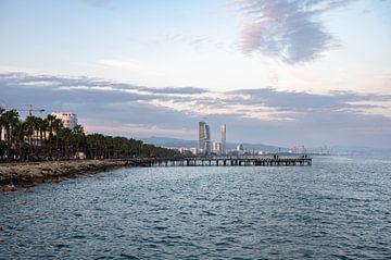 De baai van Limassol, Cyprus