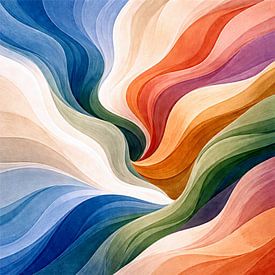 Des courants doux - l'harmonie en couleur sur Eric Nagel