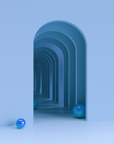 Blue arches by shoott photography