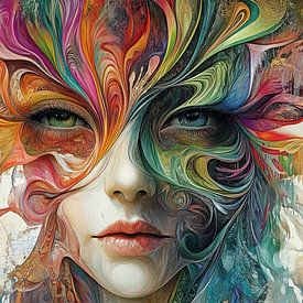 Porträt einer Frau von ARTEO Gemälde