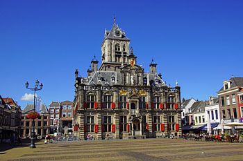 The city hall of Delft.