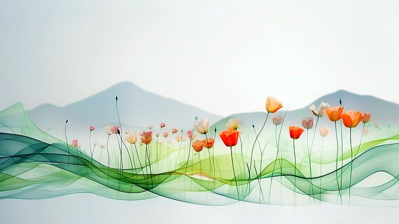 Blumen Oase von Preet Lambon