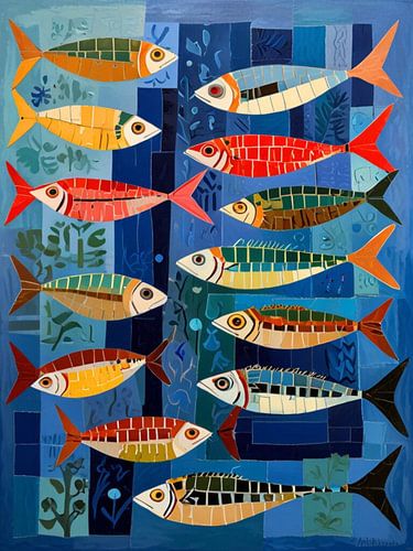 Sardines dans la piscine