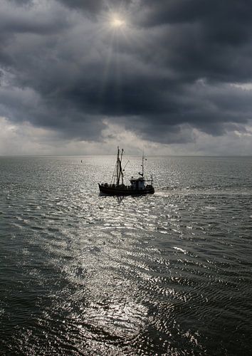 Krabkotter bij Büsum,Noordzee,Noord-Friesland