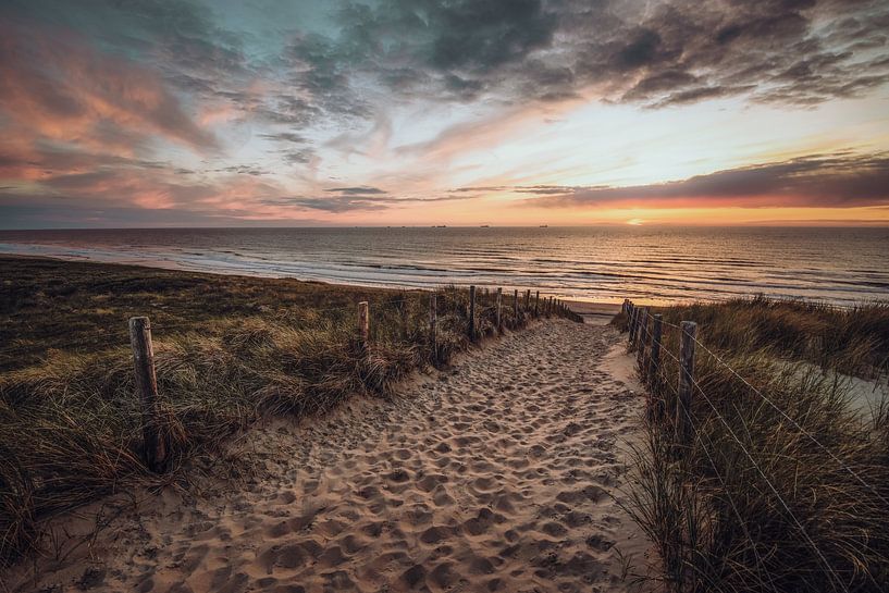 Dünen, Strand und Meer an der niederländischen Küste von Dirk van Egmond