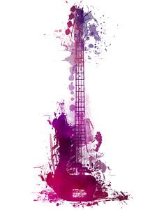 Gitarre 38 Musikkunst #Gitarre #Musik von JBJart Justyna Jaszke