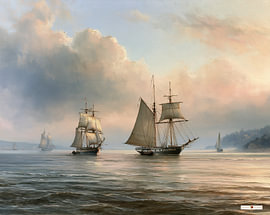 sailing ships / sailing boats by Gelissen Artworks