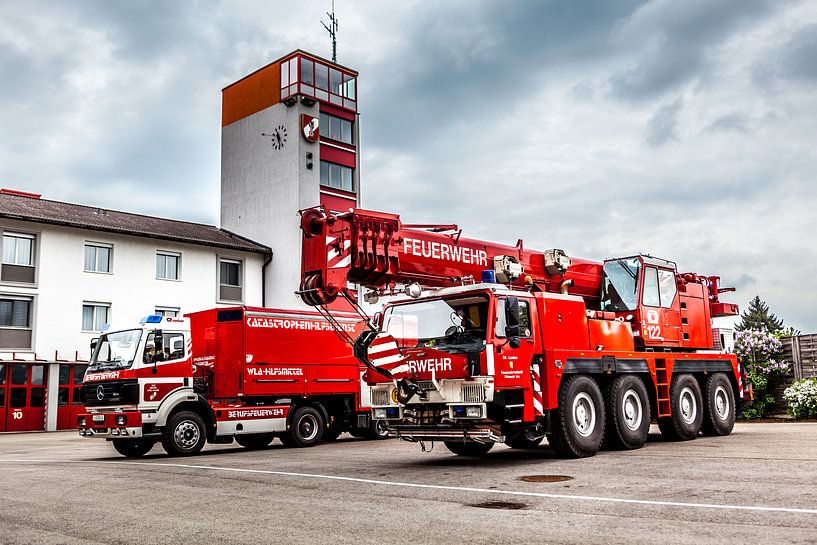 Grue pour camion d'incendie par Hermann Kollinger