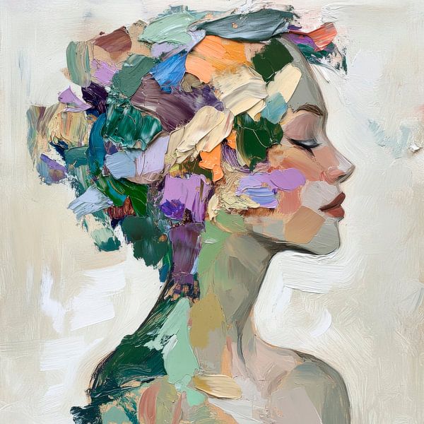 Colourful thoughts bathed in colour by Poster Art Shop