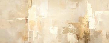 Abstrait beige sur Caprices d'Art
