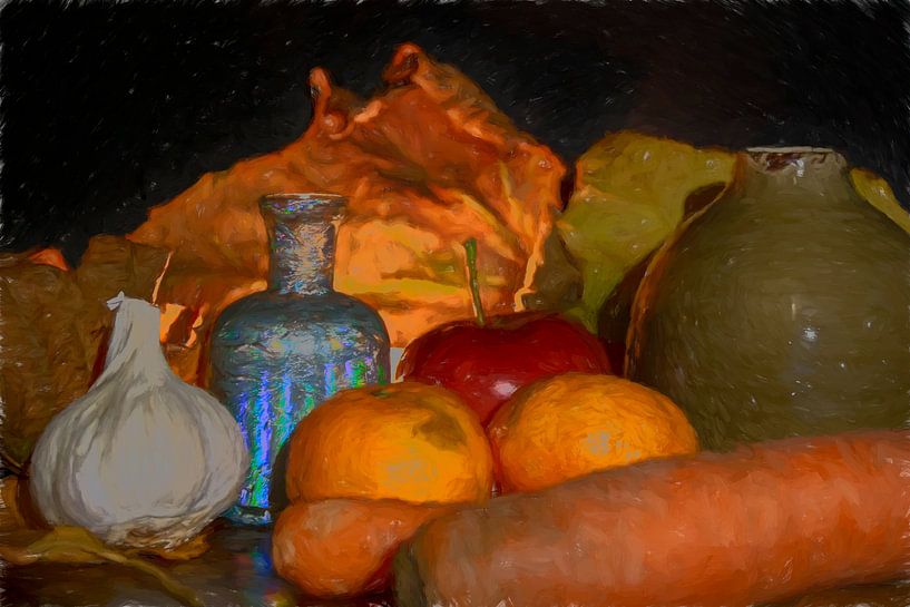 Atmosphärischer Herbsttisch... von Nicolaas Digi Art