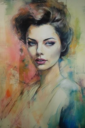 Portrait moderne avec une touche de vintage