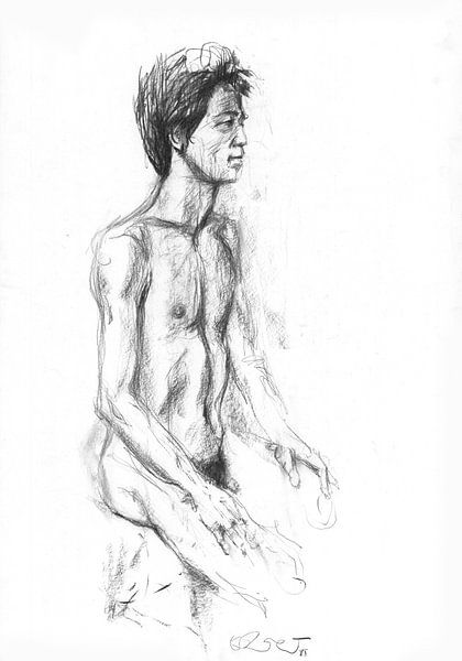 Dessin du modèle-07_1995 par Hans Zantman