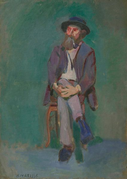 Henri Matisse - Zittende man van Peter Balan