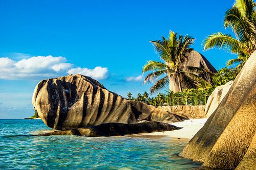 Rocks on the dream beach Anse Source d'Argent - La Digue - Seychelles by Max Steinwald