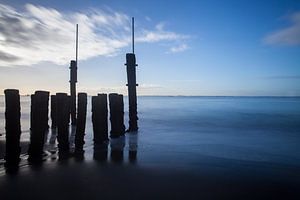 Vlissingen wazige zee