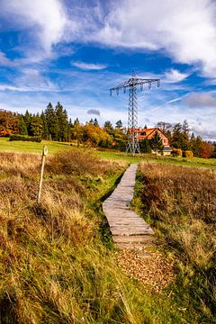 Herfstwandeling door de Spittergrund bij Tambach-Dietharz naar de waterval van Oliver Hlavaty