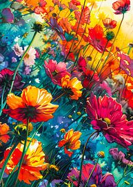 Wildblumenwiese 10 von JBJart Justyna Jaszke