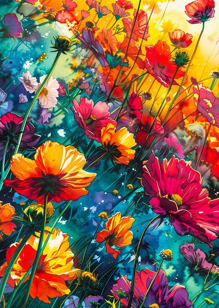Wildflower Meadows 10 by JBJart Justyna Jaszke