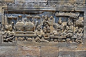 Die geschnitzten Erzählungen des Borobudur-Tempels