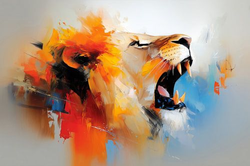 Gebrul van een leeuw van ARTemberaubend