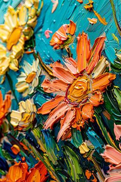 kleurrijke wilde bloemen van Egon Zitter