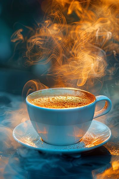 eine Tasse Kaffee oder Cappuccino von Egon Zitter