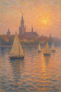 Bodensee-Sonnenuntergang