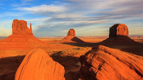 Zonsondergang in Monument Valley