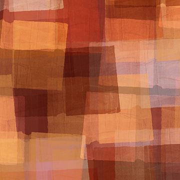 Aardetinten Abstract van Dina Dankers