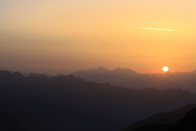 Lever de soleil dans les Alpes par Karina Gebert