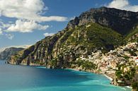 Küstenlinie Amalfi, mit Blick auf Positano von Renzo de Jonge Miniaturansicht