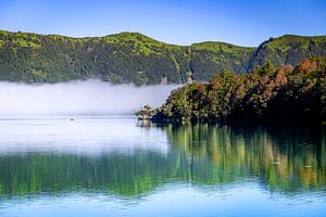 Lagoa Azul, Sete Cidades op de Azoren van Sascha Kilmer