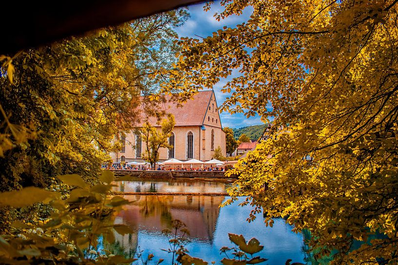 Baden-Wuerttemberg : Gezicht op de Blautopf van Photoart-Naegele