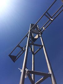 Het kruis van Jezus op een berg in Italië  van Tessel Robbertsen