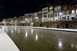 Oudegracht in Utrecht zwischen Zandbrug und Jacobibrug von Donker Utrecht