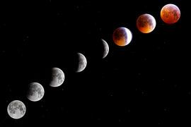 Blutmond, Mondfinsternis von Sander van Driel