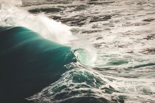 Grande vague dans l'Atlantique