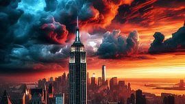 Sky Line city 2 sur Yvonne van Huizen