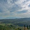 Heuvel landschap van Toscane van Mark Scholten