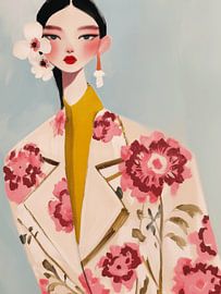 Blumen Fashionista von Carla Van Iersel