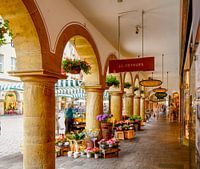 Prinzipalmarkt, arcades, Münster, stad, Westfalen